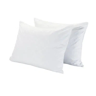 Vibe Gel Memory Foam Medium Support Pillow In White