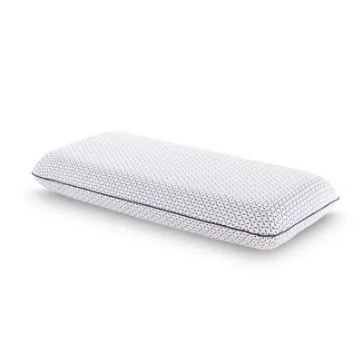 Vibe Gel Memory Foam Medium Support Pillow In White