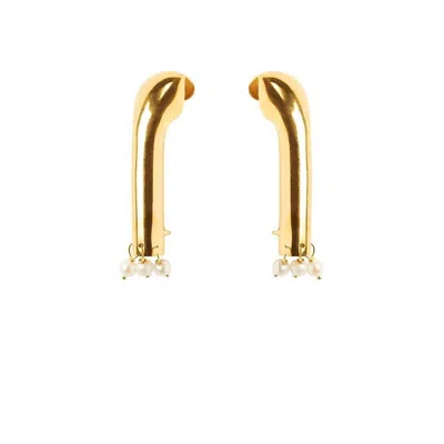 Vibe Pearl Airpod Caps In Gold