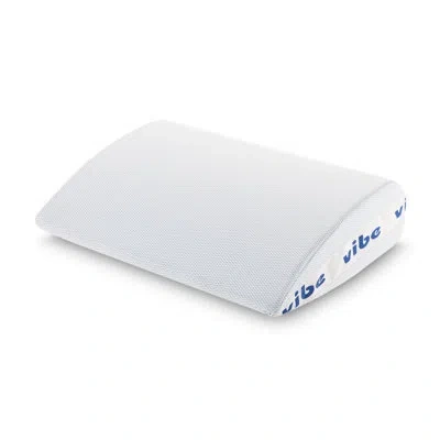 Vibe Smart Edge Multi-position Gel-infused Memory Foam Pillow In White