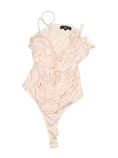 Pre-owned Vibe Sportswear Sleeveless Top Pink Halter Neckline Tops