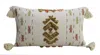 Vibhsa 14" X 24" Embroidery Throw Pillow With Tassels