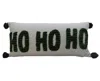 Vibhsa 14"x 32" Hohoho Christmas Pillow For Holidays