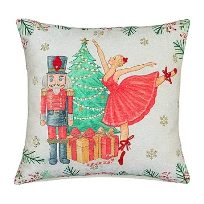 Vibhsa Accent Holiday Square Throw Pillow In Multi