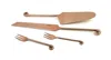 Vibhsa Cake Server, Knife And Cake Forks Set (treble Note)