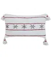 Vibhsa Christmas Decorative Pillow, 14" X 24" In Multi