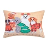 Vibhsa Christmas Merry Woofmas Pillow - 14"x20" Rectangular Throw Pillow In Multi