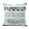 Vibhsa Dobby Weave Textured Square Throw Pillow In Multi