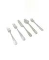 Vibhsa Everyday 20-pc. Flatware Set, Serving For 4 In Silver Glossy Finish