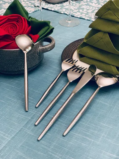 Vibhsa Flatware Stainless Steel Set Of 20