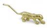 Vibhsa Handcrafted Cheetah Figurine (golden)