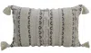VIBHSA HANDWOVEN 14"X 24" THROW PILLOW WITH FRINGES