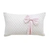 Vibhsa Handwoven Decorative Pillow With Bows And Frills In Multi