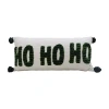 Vibhsa Hohoho Christmas Lumbar Pillow In Multi