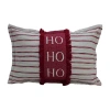 Vibhsa Hohoho Christmas Rectangular Throw Pillow In Multi
