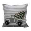Vibhsa Holiday Car Throw Square Throw Pillow In Multi