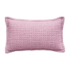 Vibhsa Honeycomb Handwoven Textured Pillow In Pink