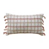 Vibhsa Knotted Edging Rectangular Throw Pillow In Multi