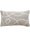 Vibhsa Linden Street Handwoven Decorative Pillow, 14" X 24" In Neutral