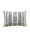 Vibhsa Linden Street Jacquard Woven Decorative Pillow, 14'' X 20'' In Multi Color