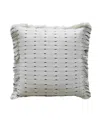 Vibhsa Linden Street Layered Handwoven Super Soft Decorative Pillow, 20" X 20"