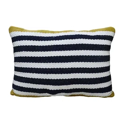 Vibhsa Linden Street Rectangular Throw Pillow In Black