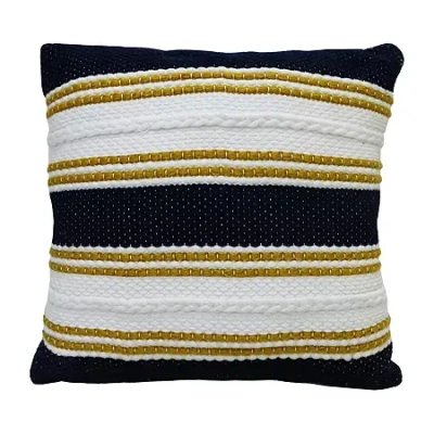 Vibhsa Linden Street Square Throw Pillow In Multi