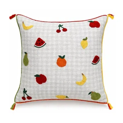 Vibhsa Linden Street Square Throw Pillow In Multi