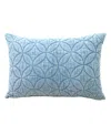 VIBHSA LINDEN STREET TEXTURED QUILTED PATTERN DECORATIVE PILLOW, 14''X20''
