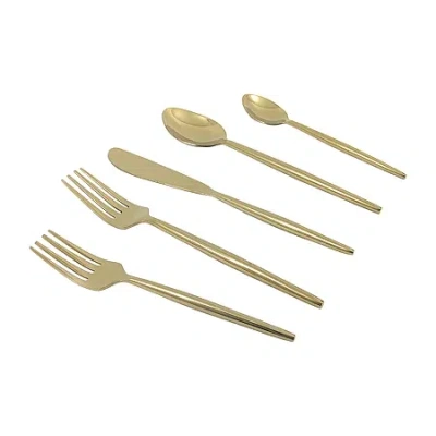Vibhsa Modern Golden 20-pc. Flatware Set