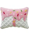 Vibhsa Novelty Tufted Decorative Pillow, 14" X 20" In Multi