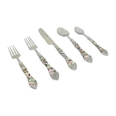 Vibhsa Royal 20-pc. Flatware Set In Silver