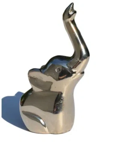 Vibhsa Silver Elephant Ring Holder