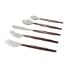 Vibhsa Silver Hammered 20-pc. Flatware Set In Brown