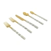 Vibhsa Silver Oranated 20-pc. Flatware Set In Multi