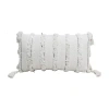 Vibhsa Sparkles Christmas Rectangular Throw Pillow In White