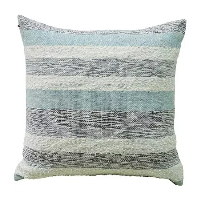 Vibhsa Textured Stripe Square Throw Pillow In Multi