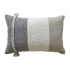 Vibhsa Wooden Textured Rectangular Throw Pillow In Multi