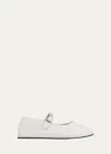 Vibi Cotton Mary Jane Slipper Loafers In Latte La5ca01