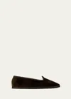 Vibi Suede Easy Loafer Slippers In Amerigo Am7su28