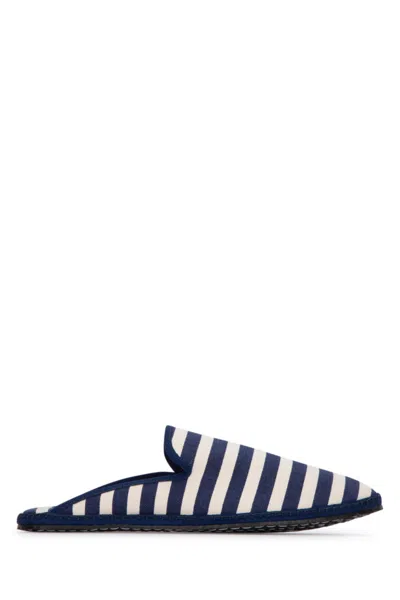 VIBI VENEZIA BLUE SLIP ON SLIDES