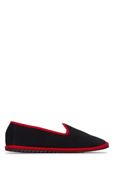 Vibi Venezia Contrast Trim Loafers