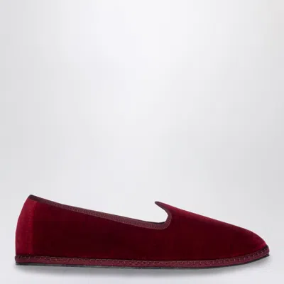 Vibi Venezia Friulane In Burgundy Velvet