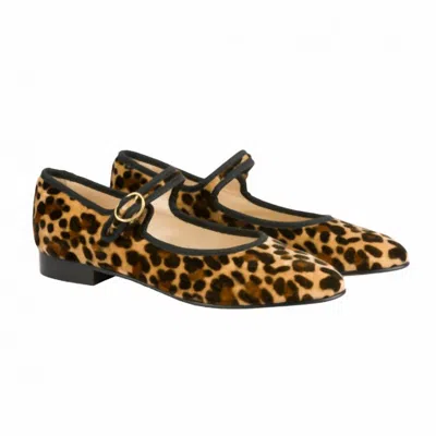 Vibi Venezia Leopard Mary Jane Loafers In Multi