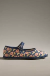Vibi Venezia Mary Jane Flats In Blue