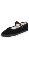 Vibi Venezia Mary Jane Nero Flats Nero In Nero