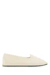 Vibi Venezia Canvas Ballerina Shoes Bianca Furlane In Bianca