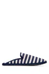 Vibi Venezia Striped Slippers In Multi