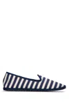 Vibi Venezia Stripped Slip On Ballerinas