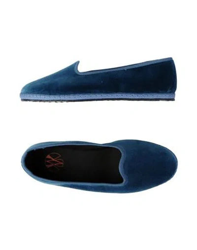 Vibi Venezia Woman Loafers Pastel Blue Size 5 Textile Fibers